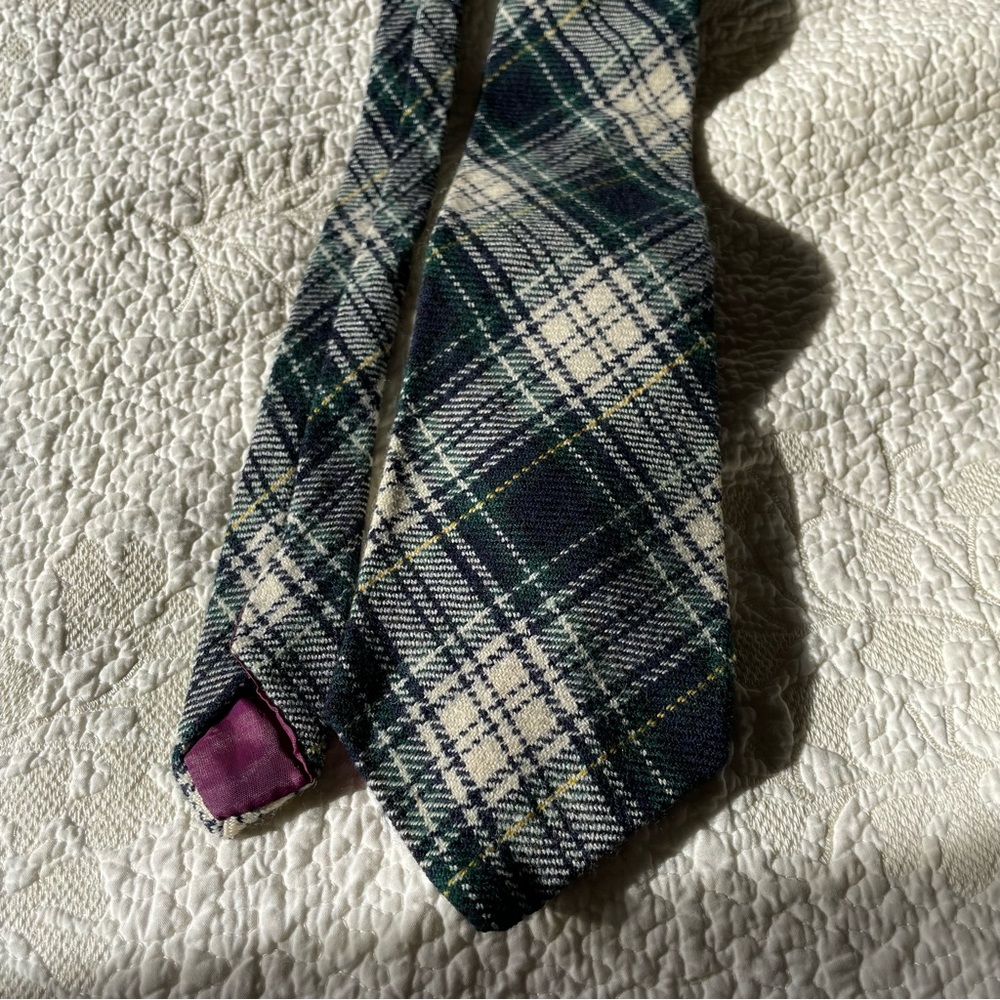 Clan Gordon Tartan wool tie by Royal Lion of Regent Street in London.
